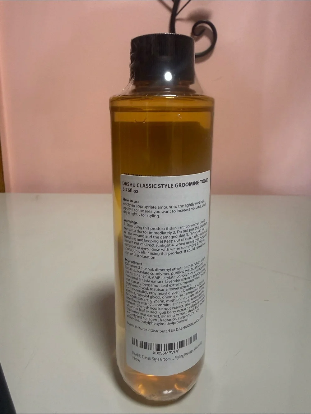 DASHU Classic Style Grooming Tonic Natural Hold Low Shine 6.76 oz